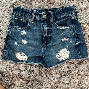 Girls Gap distressed shorts - 8
